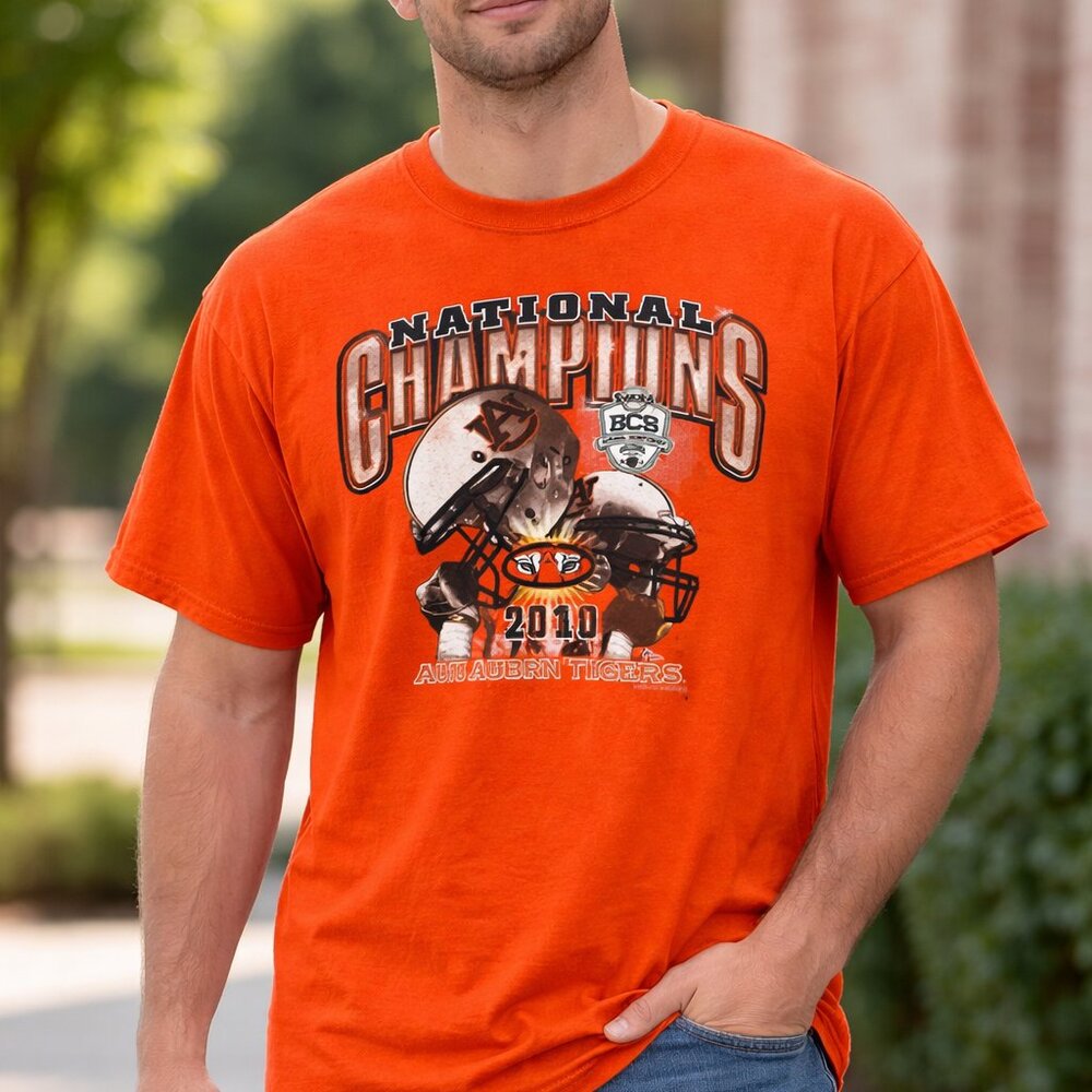 Gildan 2XL National Champions Auburn Tigers 2010 T-Shirt